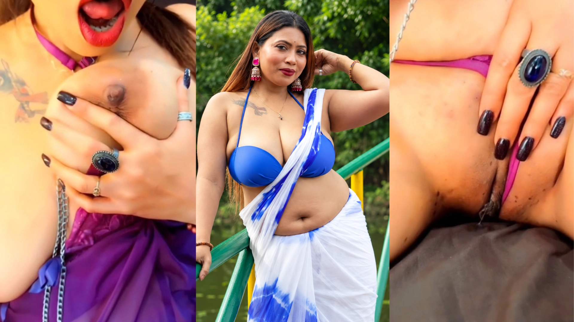 Bengali Influencer Moumita Saha Nipple Licking and Wet Pussy Show