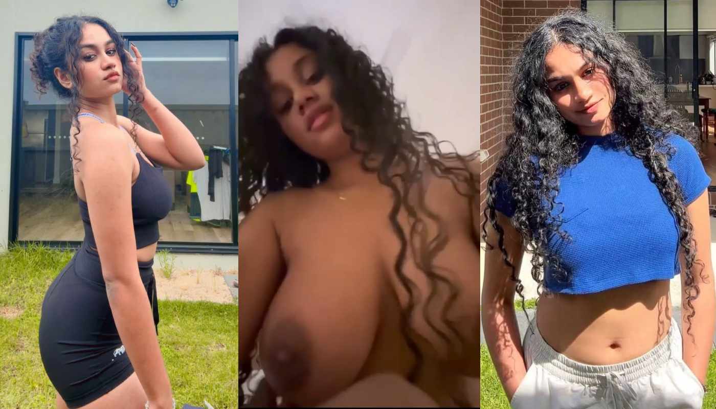 Gorgeous Lankan Tiktok Busty Baddie Girl Teasing & Riding