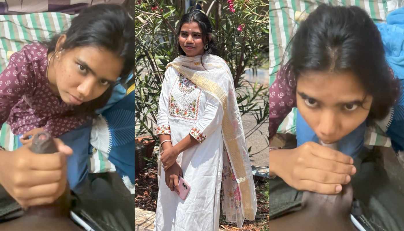 Cute Young Tamil College Gf First Time Giving Blowjob (Pics+6 Clips)