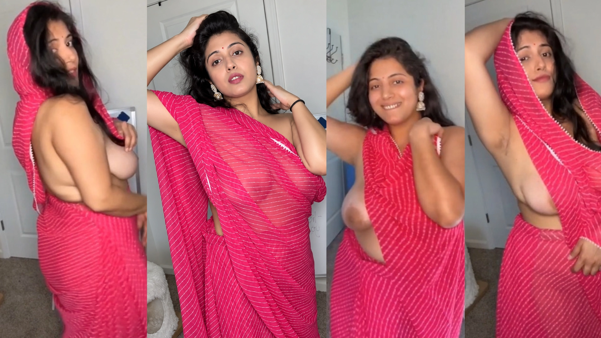 Rashmiix Nude Boobs Show & Saree Tease Video
