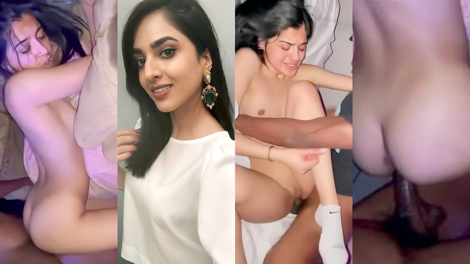rammed my hard BBC into this desi slut until her pussy was dripping