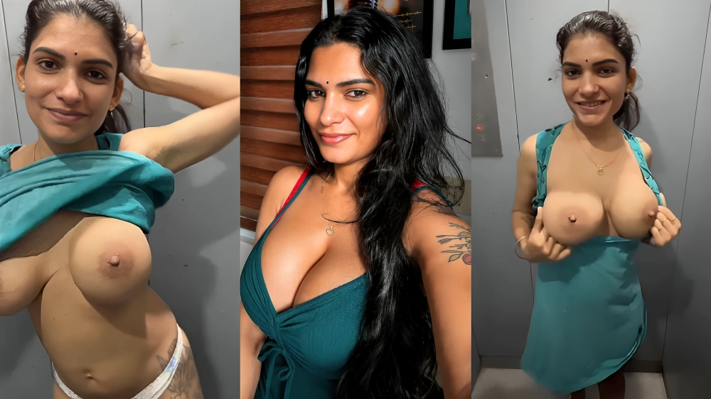 Mallu Model Resmi Nair Elevator Flashing Big Boobs Ass