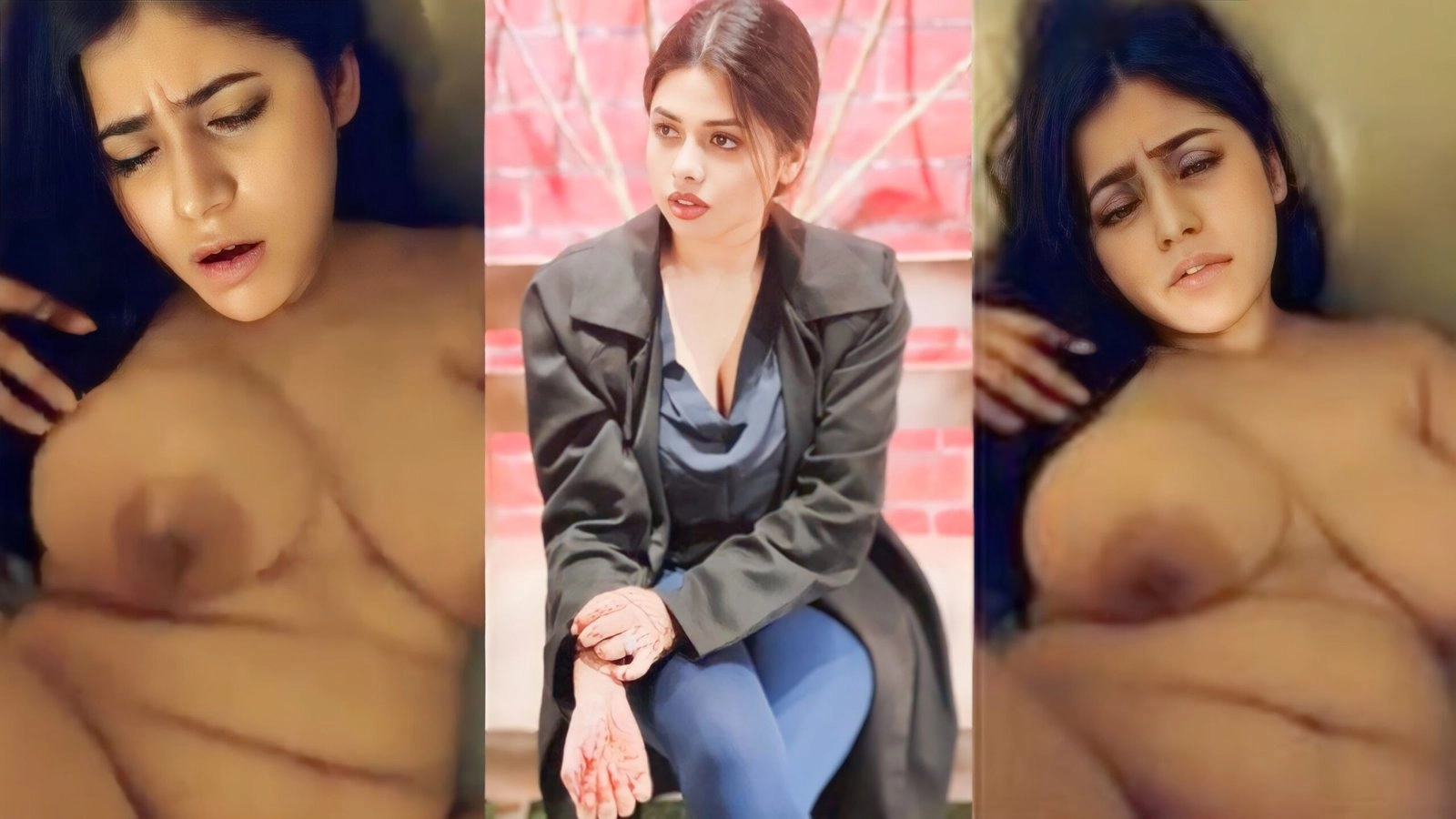 Busty desi girlfriend hard fucking and loud moaning