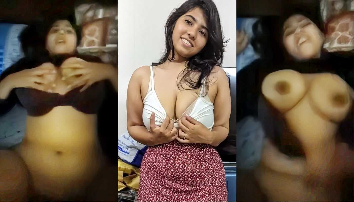 Desi Girlfriend's Huge Boobs Bounce During Hardcore