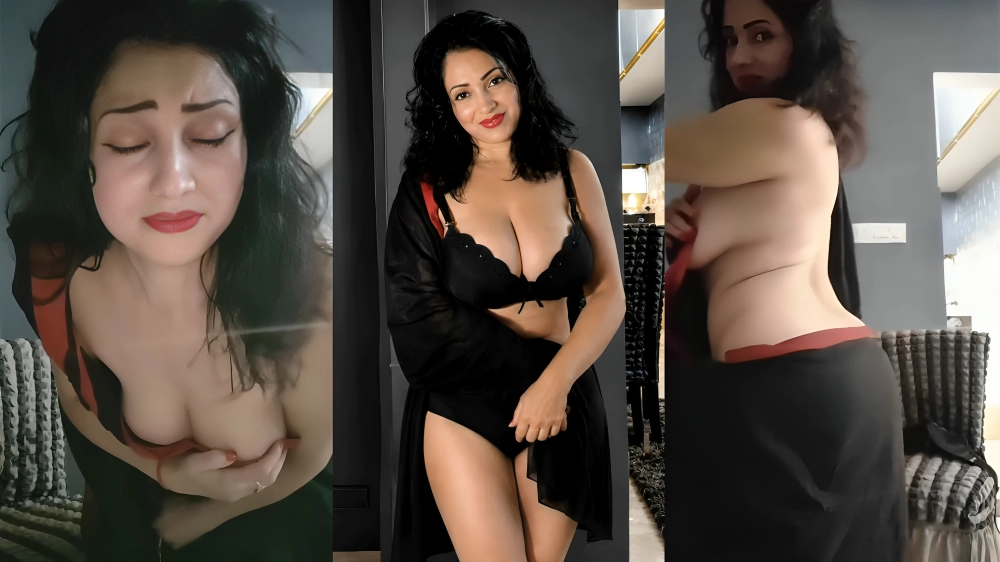 Hot MILF Teases Big Boobs & Deep Cleavage While Talking Dirty on Cam