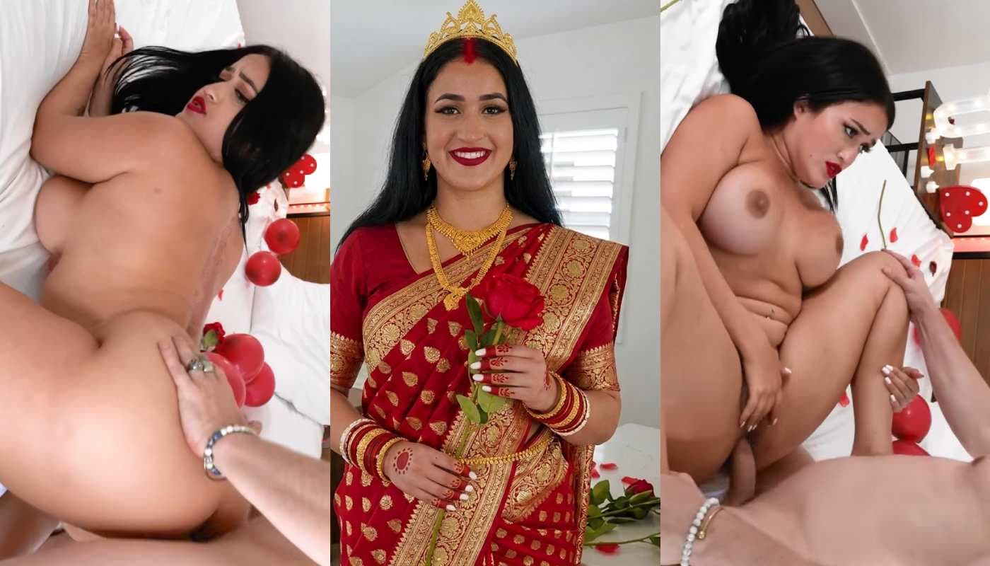 Desi Newly Married Wife Fucked Hard in Doggy and Missionary