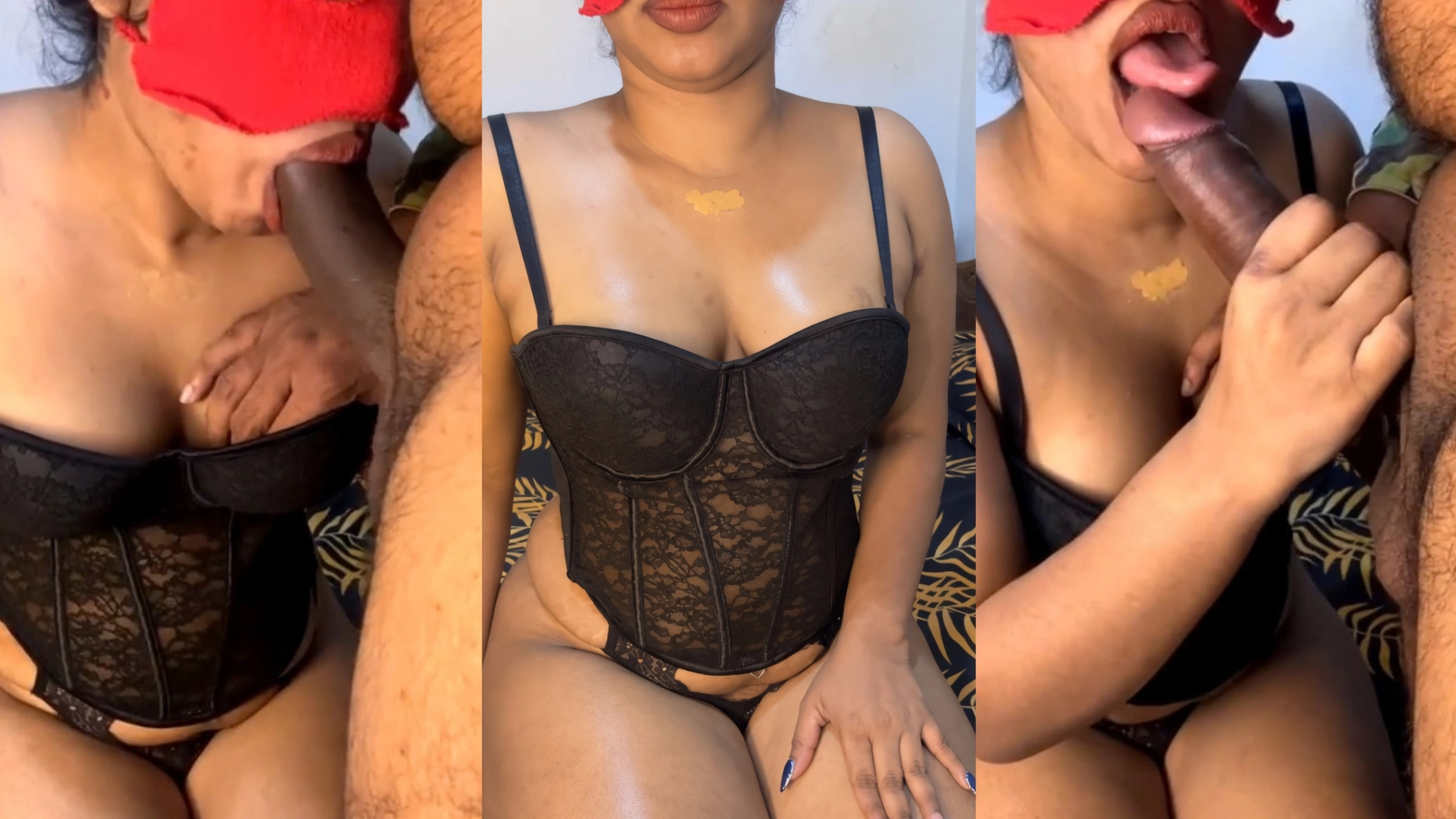 Horny Bhabhi Sucks Black Dick in Leaked Blowjob Video