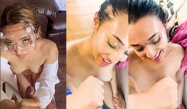 India Girlfriend Gives A blowjob In the Room Sex Video