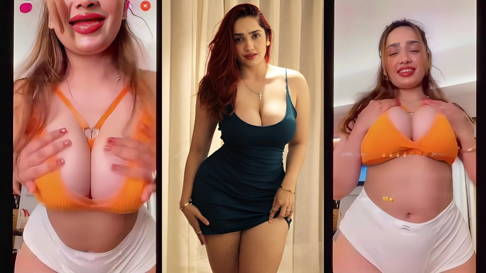 Aditi Mistry Topless Live Show Big Boobs Pressing