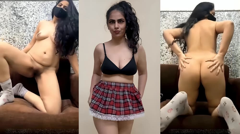 Riya Malhotra strips naked and plays with her big boobs and pussy
